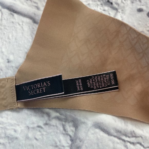 VICTORIA'S SECRET SEXY ILLUSIONS NUDE LIGHTLY LINED DEMI BRA 32C - Picture 9 of 11